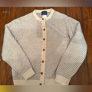 Vintage Cardigan Sweater Size Small Woolrich Classic Wool Birdseye Button Up xl